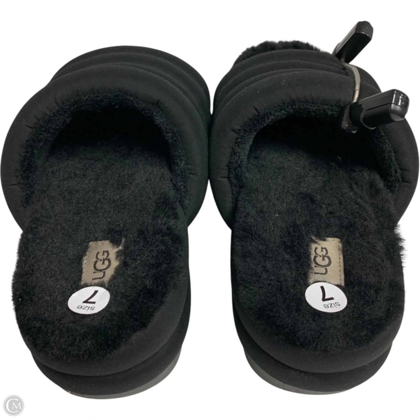 Sandals Designer By Ugg In Black, Size: 7