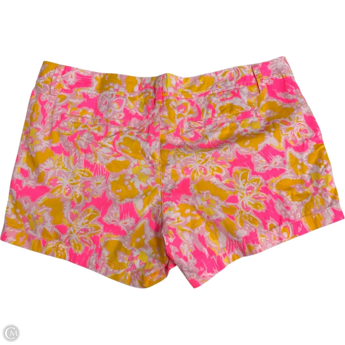 Shorts Designer By Lilly Pulitzer In Pink & Yellow, Size: 16