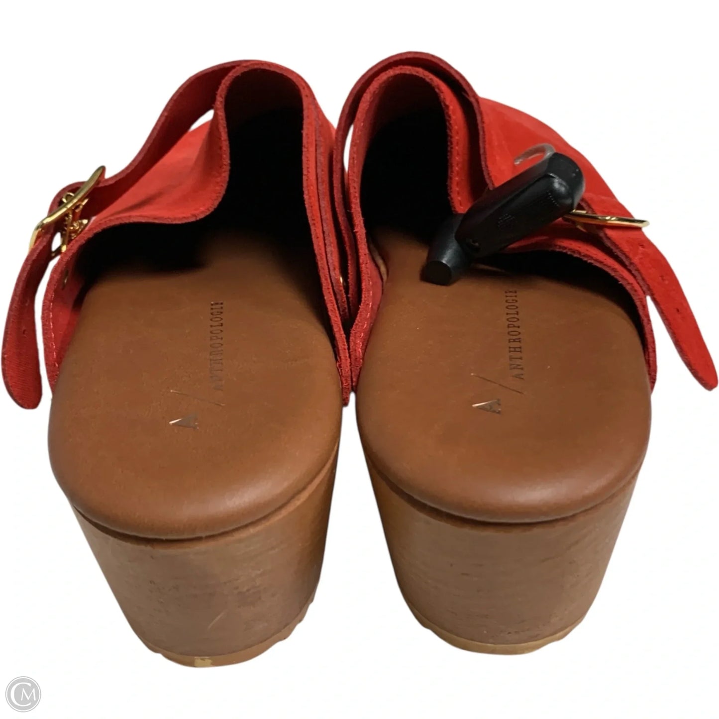 Shoes Heels Block By Anthropologie In Red, Size: 6.5