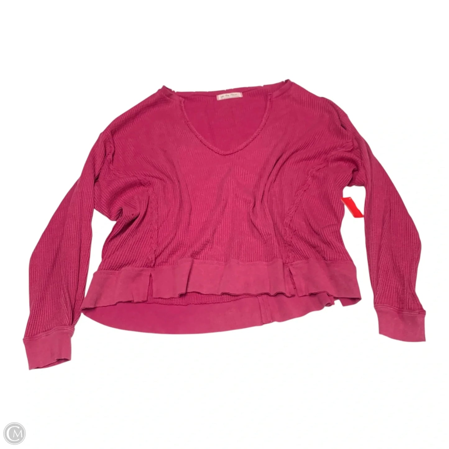 Top Long Sleeve By We The Free In Pink, Size: S