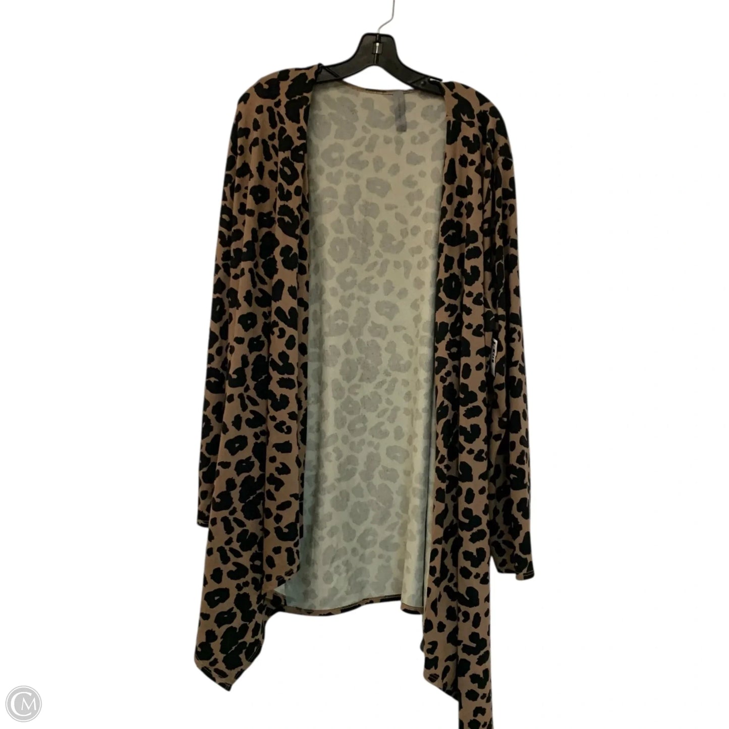 Cardigan By Honeyme In Animal Print, Size: 1x