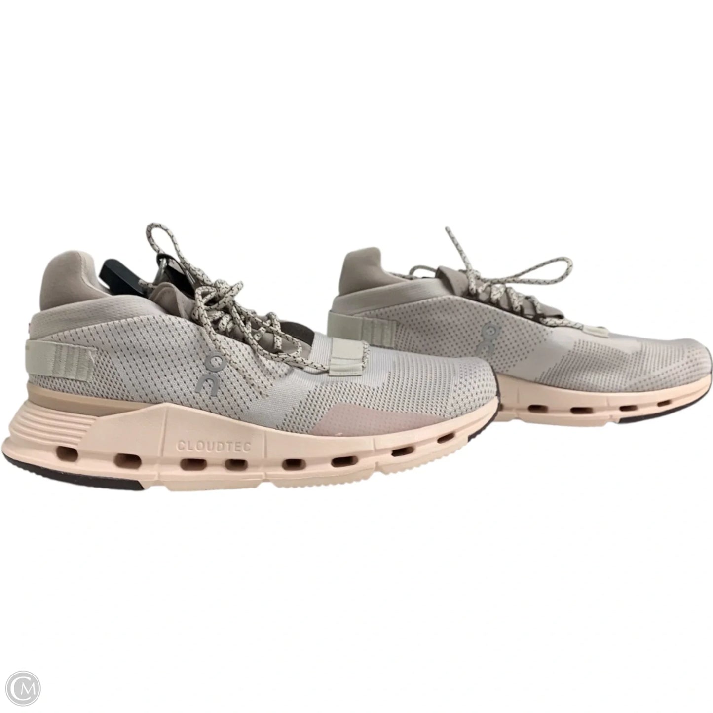 Shoes Athletic By On Cloud In Grey & Pink, Size: 9