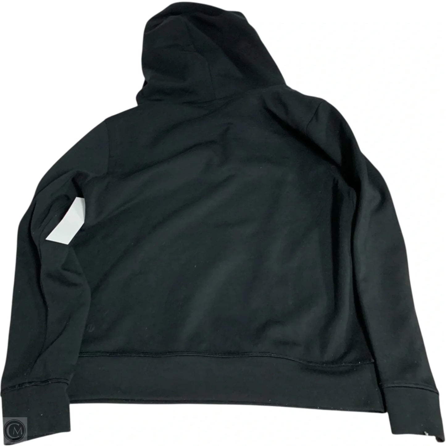 Athletic Sweatshirt Hoodie By Lululemon In Black, Size: M