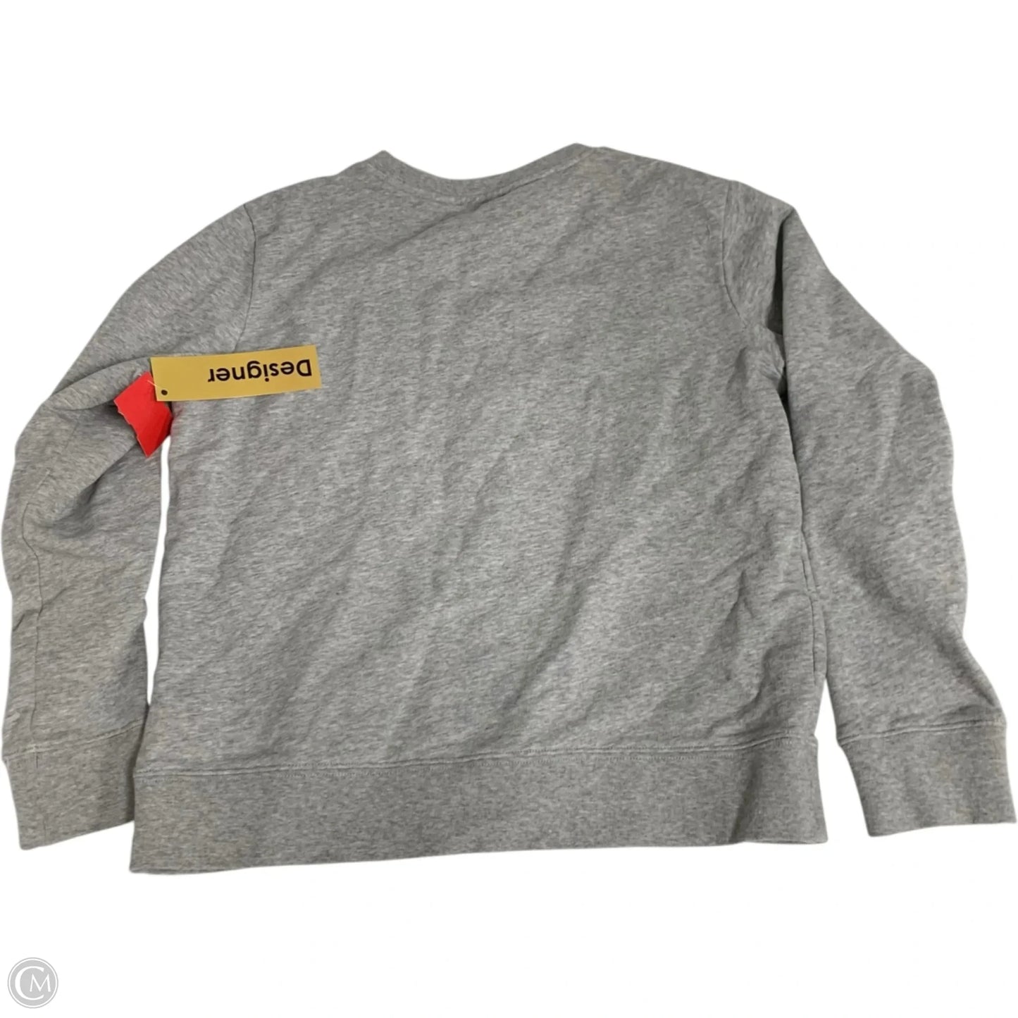 Sweatshirt Designer By Kate Spade In Grey, Size: S