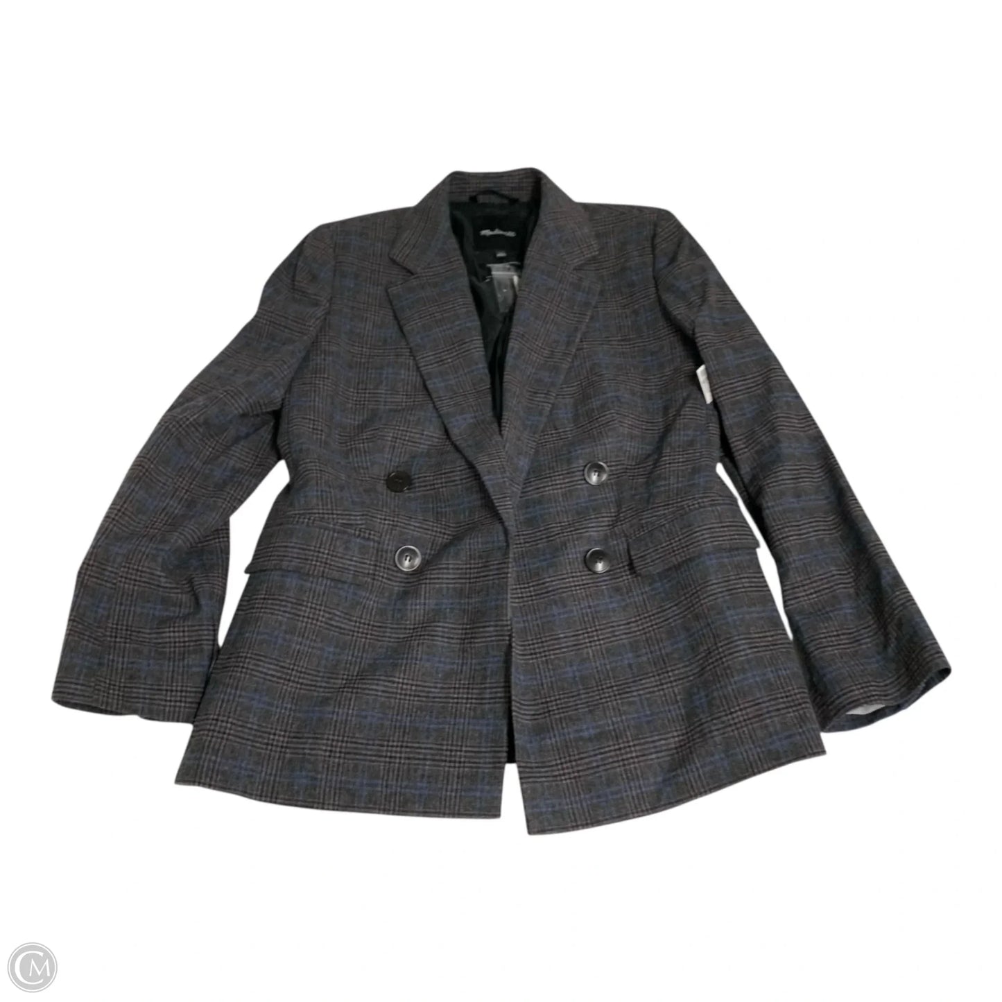 Blazer By Madewell In Blue & Grey, Size: Xs