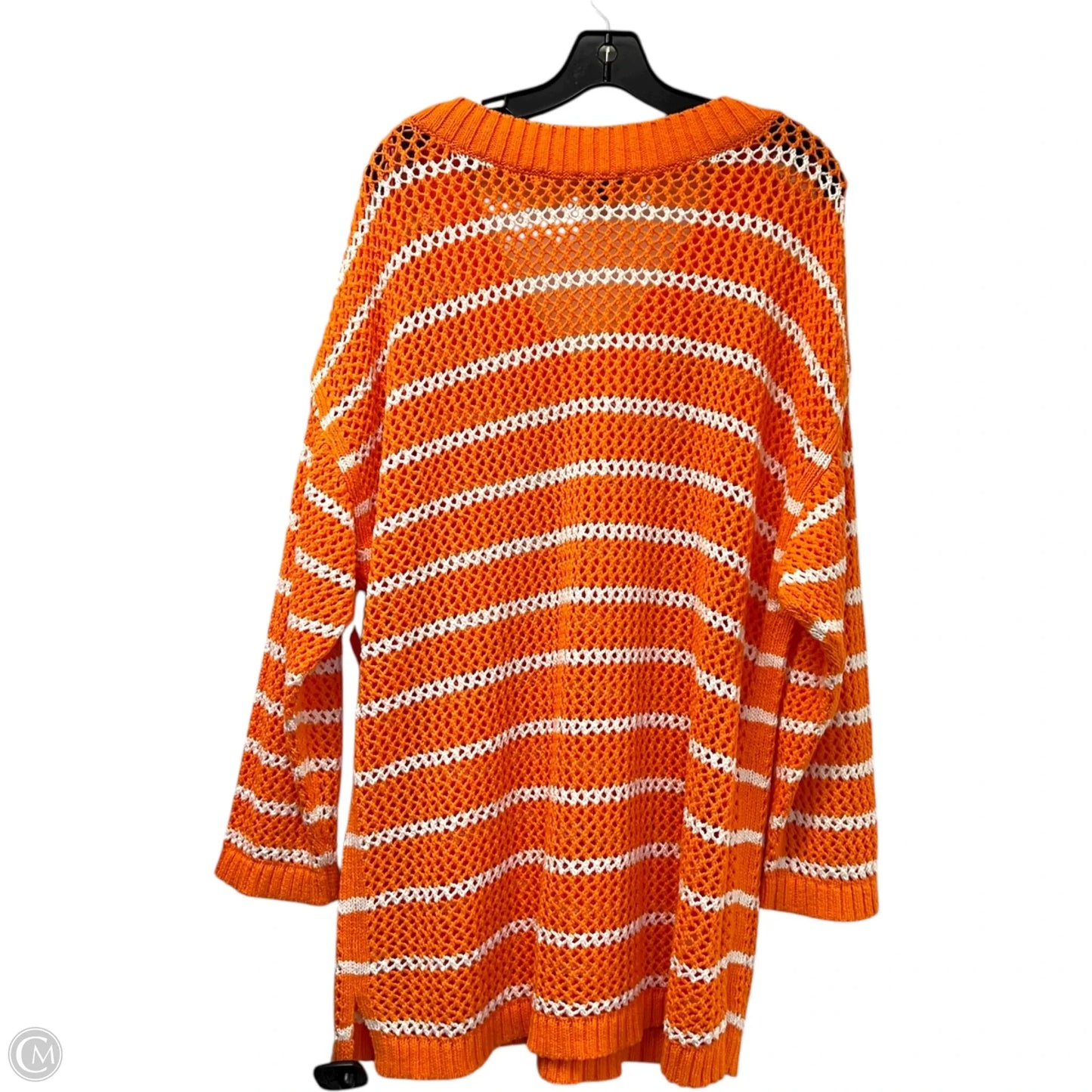 Sweater By Talbots In Orange, Size: 3x