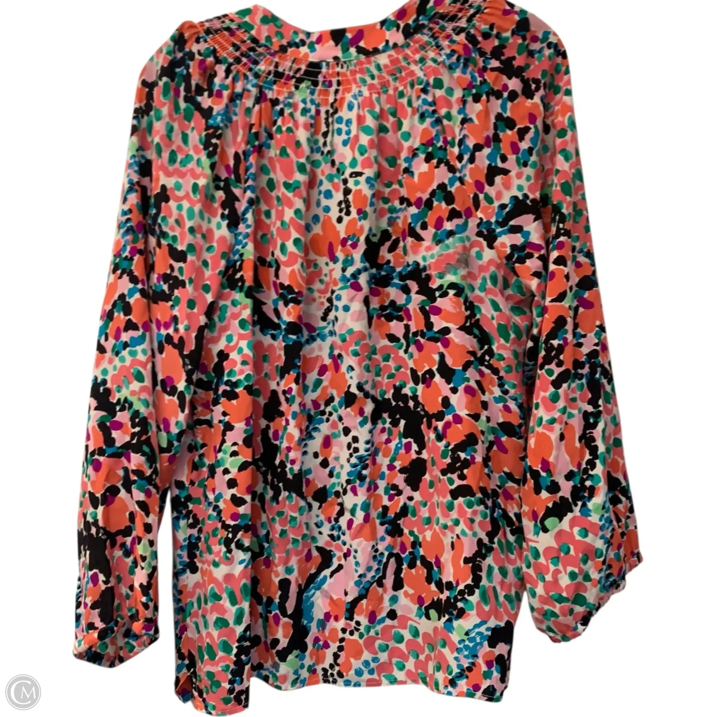 Top Long Sleeve Designer By Lilly Pulitzer In Multi-colored, Size: M