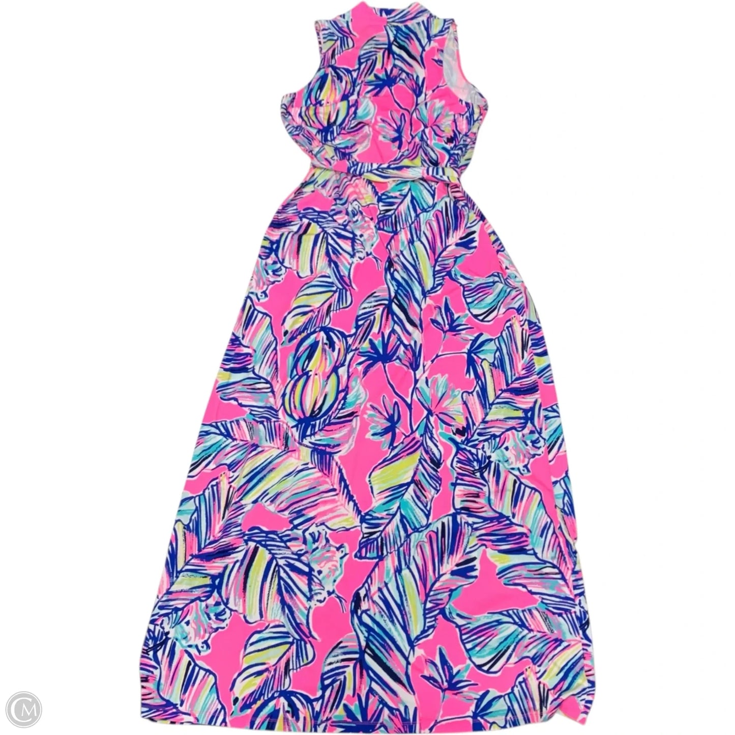 Dress Designer By Lilly Pulitzer In Blue & Pink, Size: L