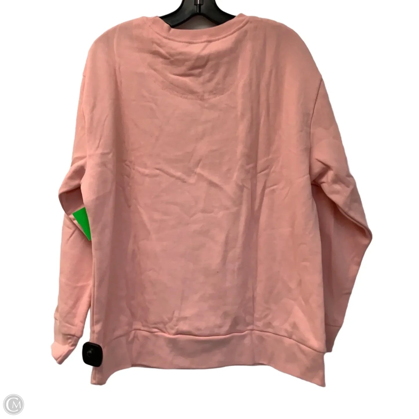 Sweatshirt Crewneck By Dec 25th In Pink & Red, Size: L