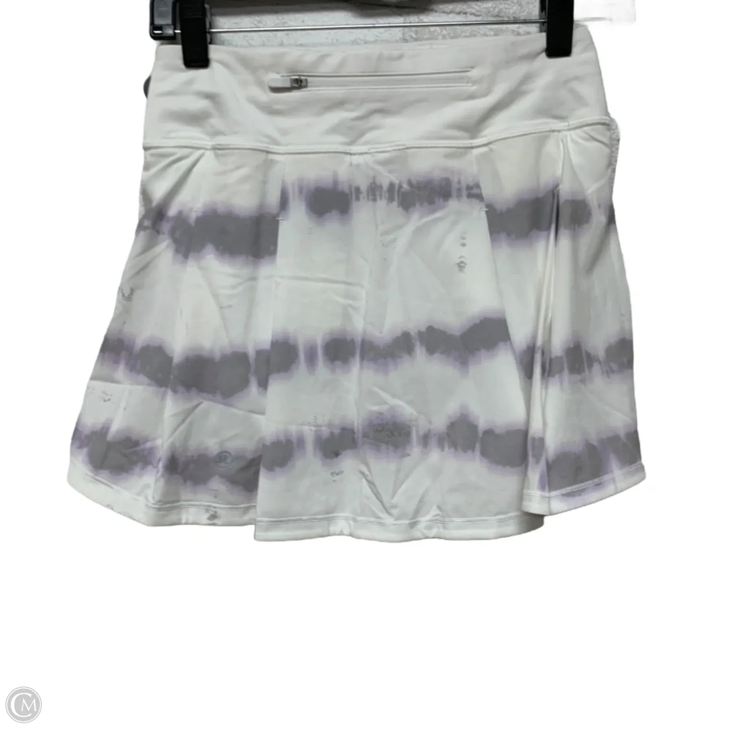 Athletic Skort By Lululemon In White, Size: Xs