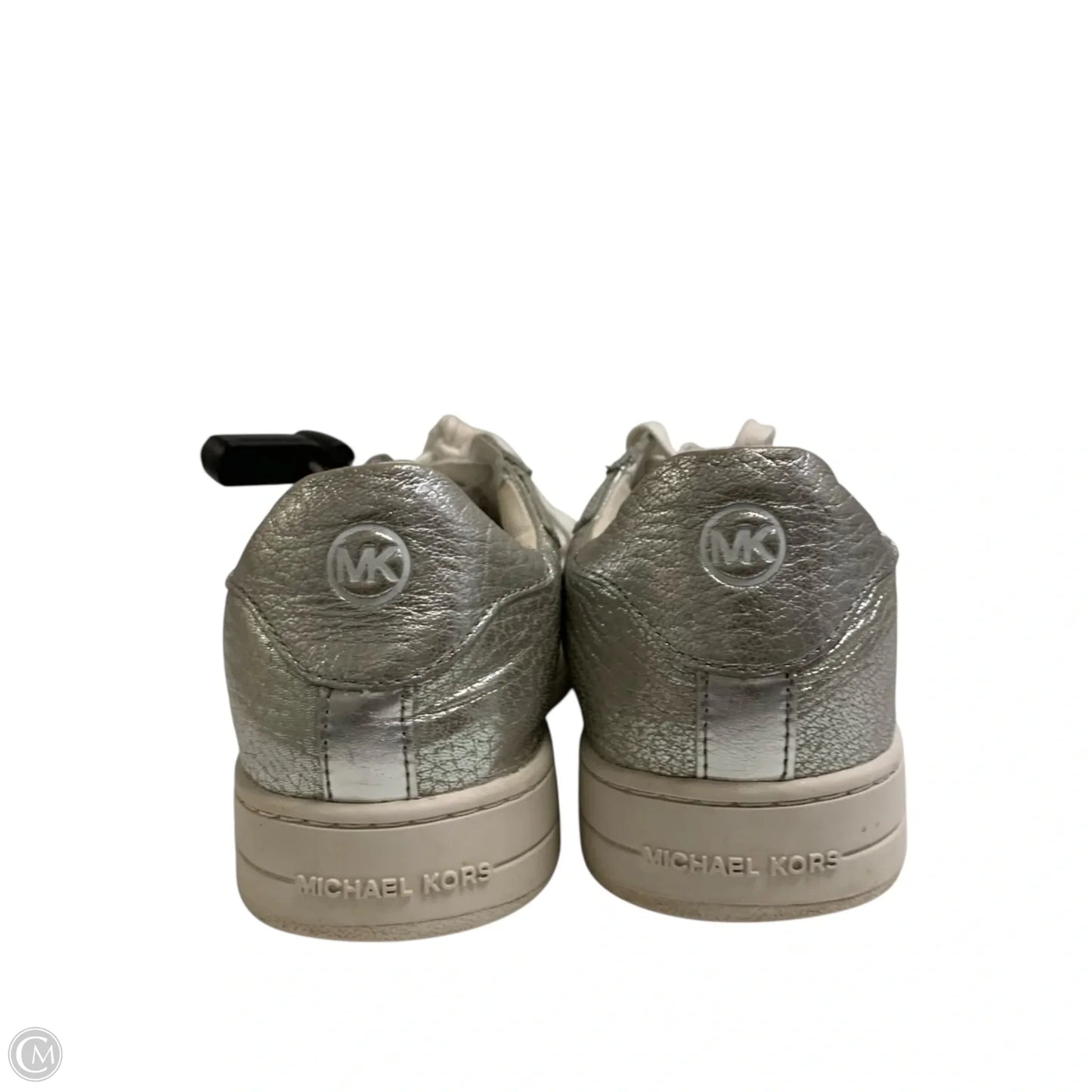 Shoes Sneakers By Michael By Michael Kors In Silver, Size: 6