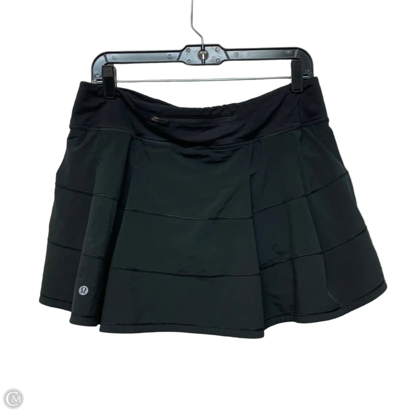 Athletic Skort By Lululemon In Black, Size: M