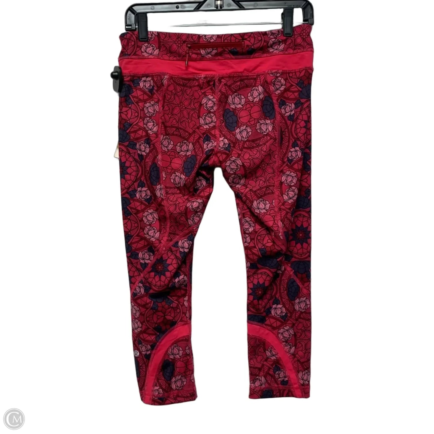 Athletic Leggings Capris By Lululemon In Pink, Size: M