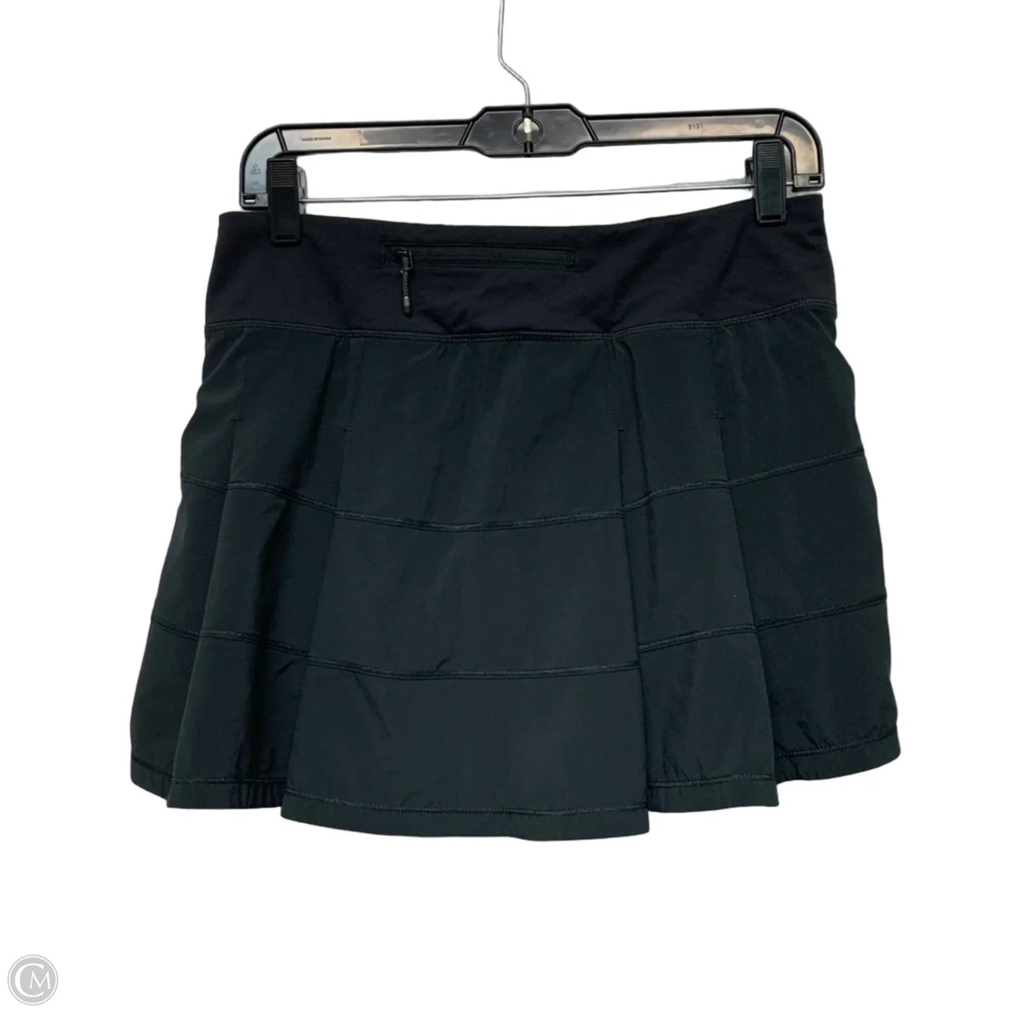 Athletic Skort By Lululemon In Black, Size: S