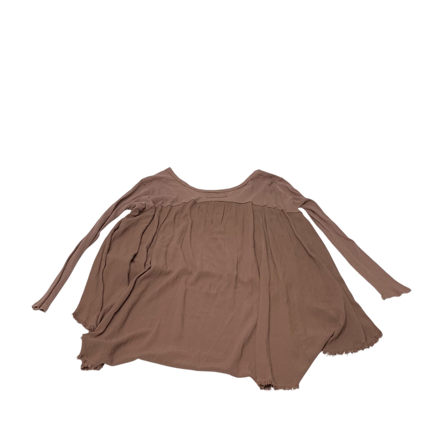 Top Long Sleeve By We The Free In Pink, Size: M