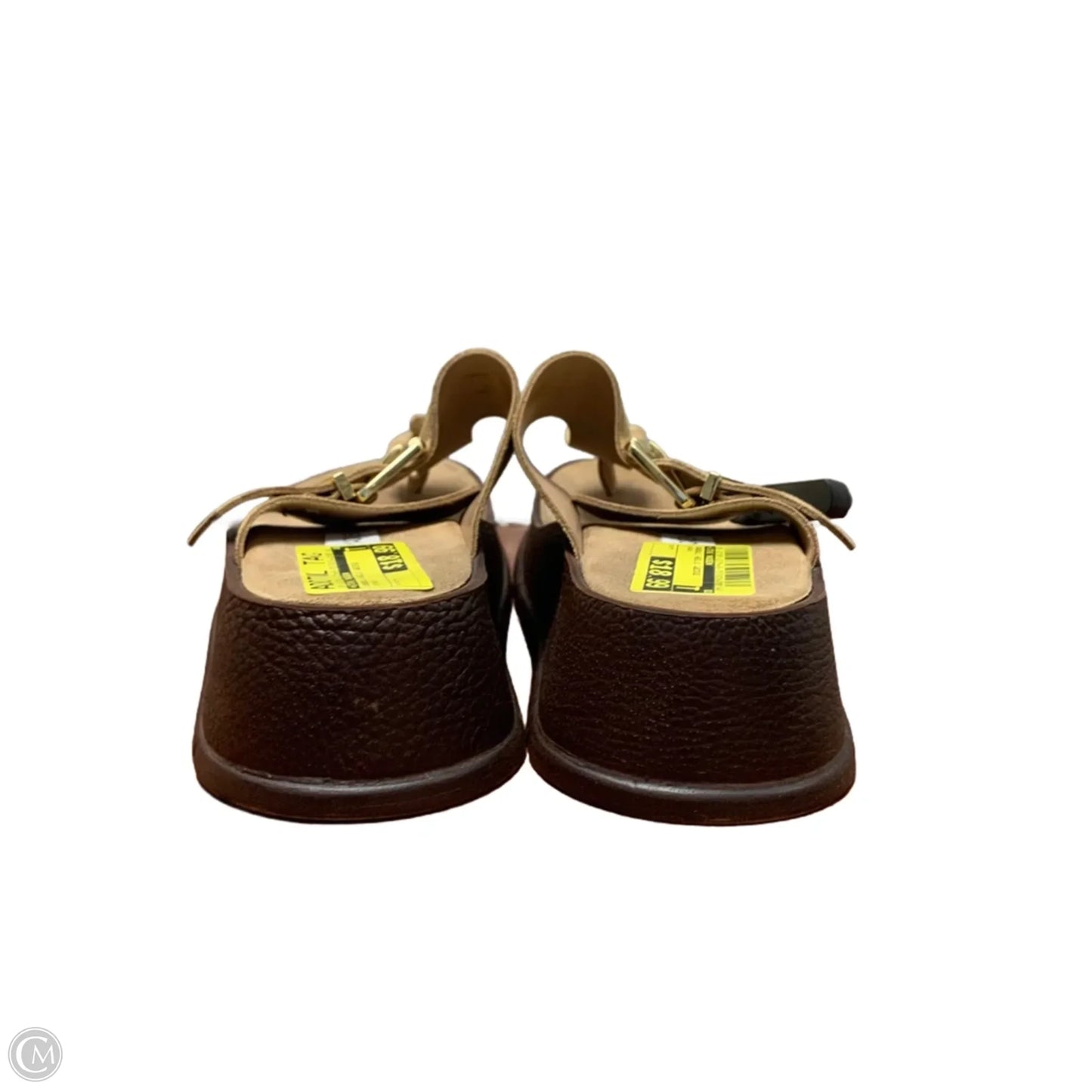 Sandals Heels Wedge By Steve Madden In Brown, Size: 7