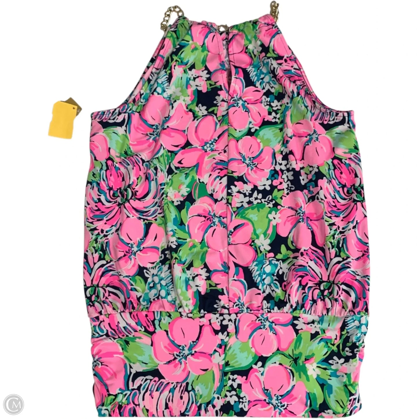 Top Sleeveless Designer By Lilly Pulitzer In Blue & Pink, Size: Xs