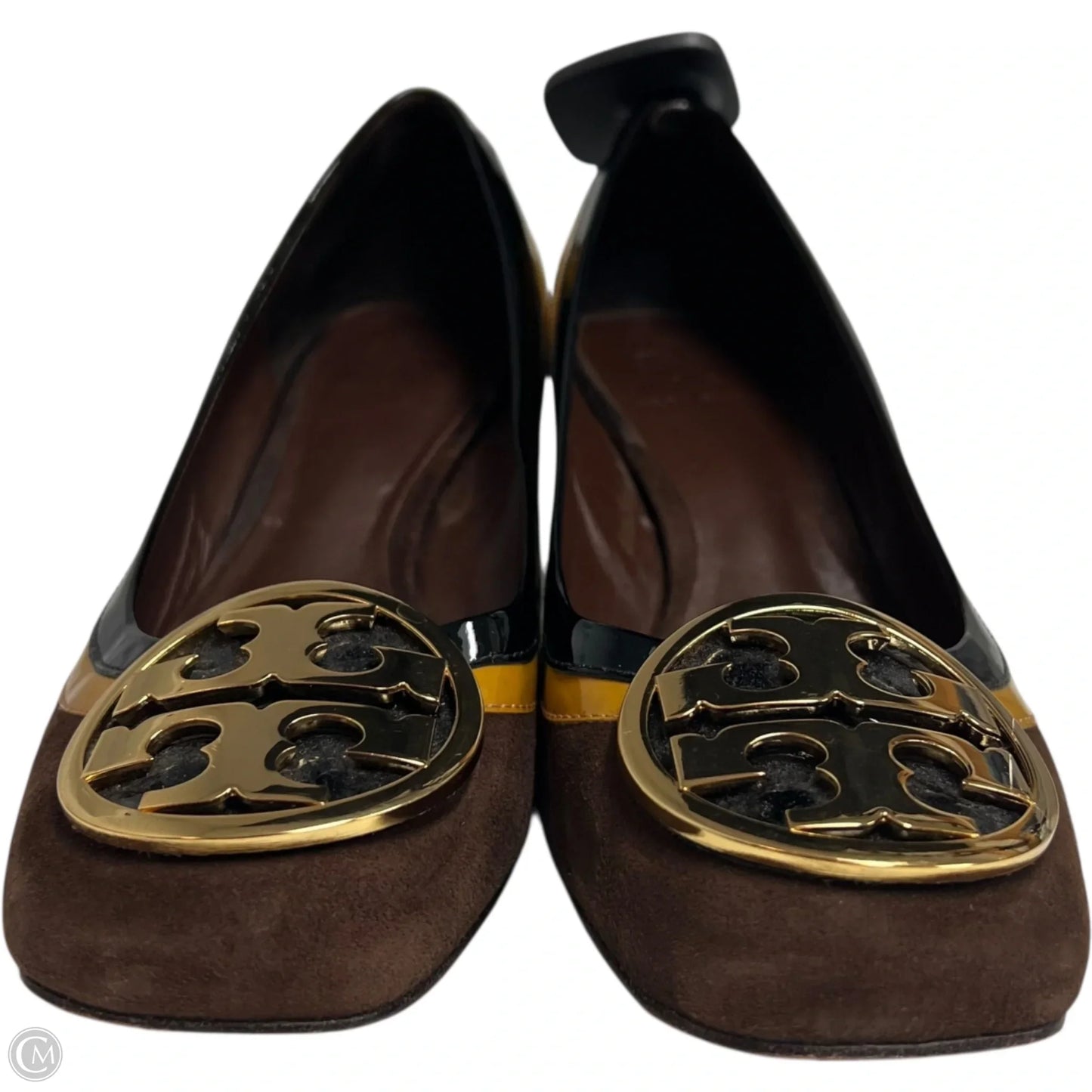 Shoes Designer By Tory Burch In Black & Brown, Size: 9