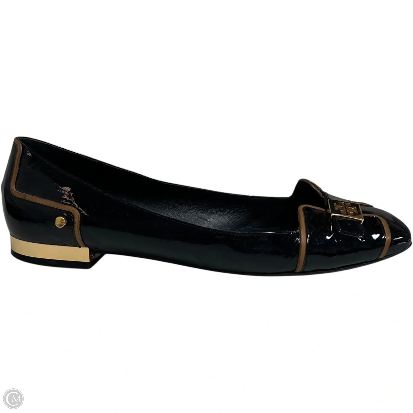 Shoes Designer By Tory Burch In Black & Brown, Size: 9