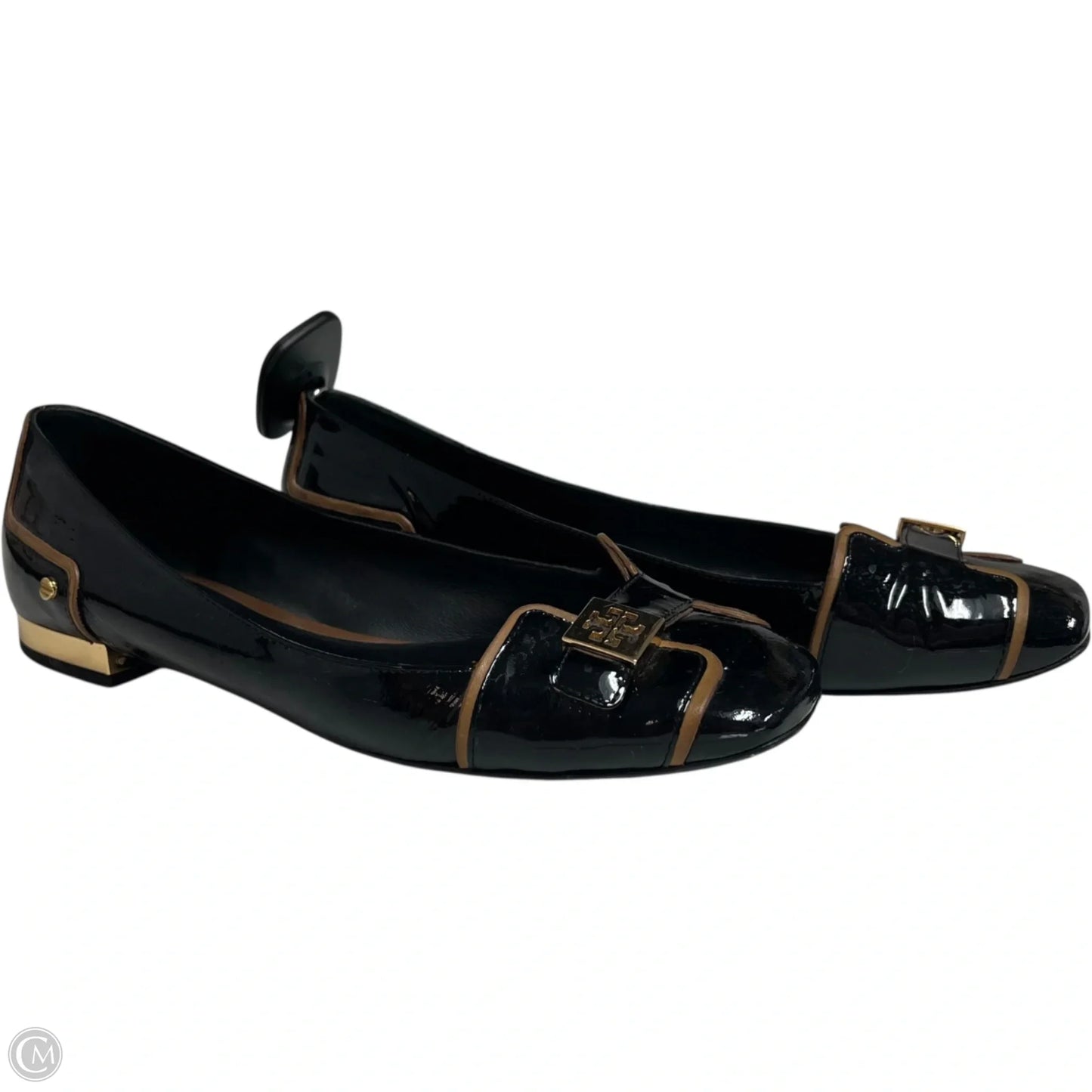 Shoes Designer By Tory Burch In Black & Brown, Size: 9