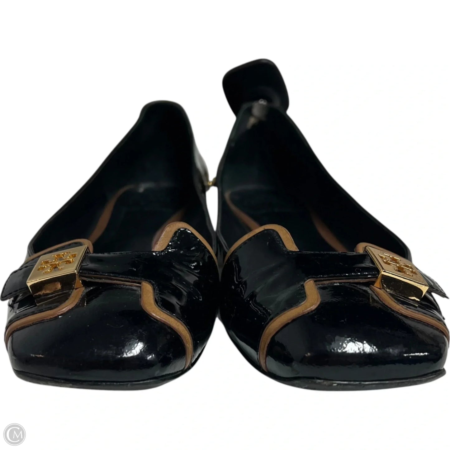 Shoes Designer By Tory Burch In Black & Brown, Size: 9