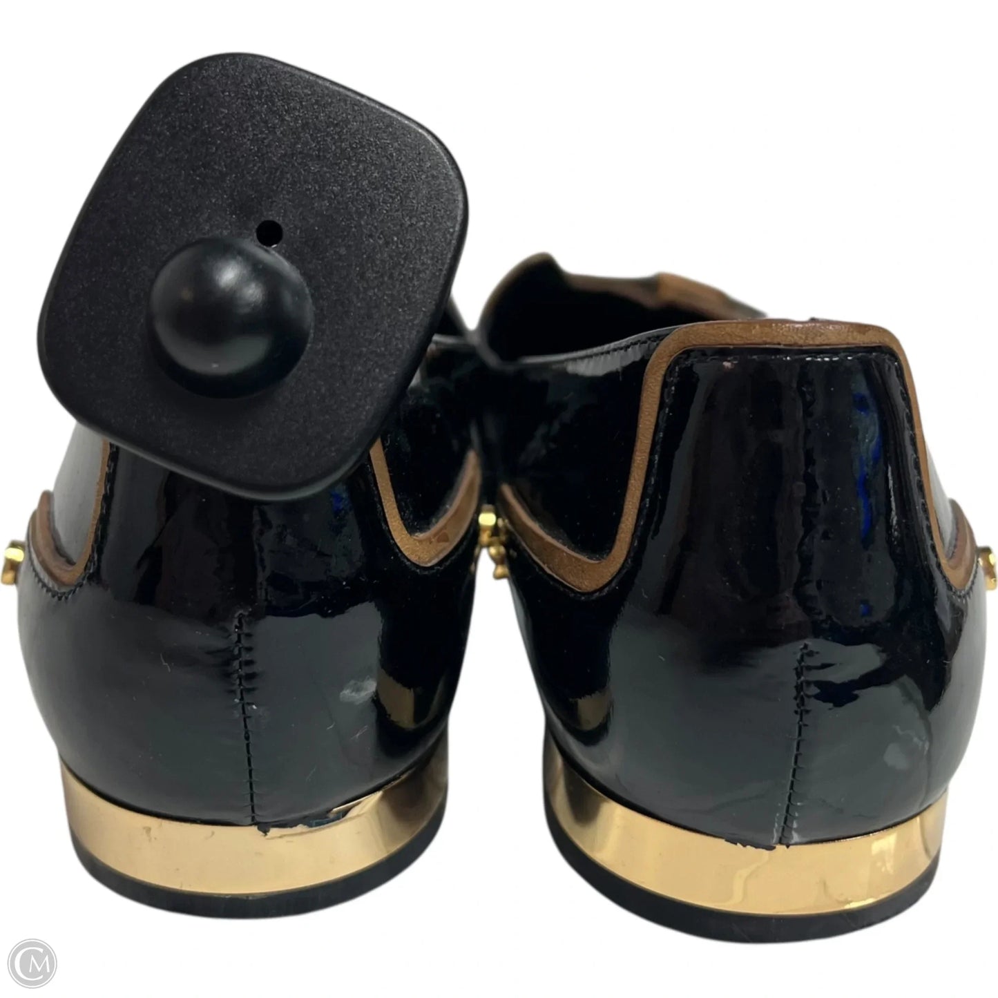 Shoes Designer By Tory Burch In Black & Brown, Size: 9