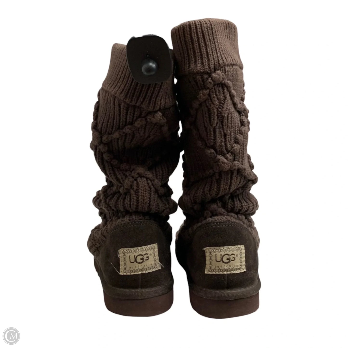 Boots Designer By Ugg In Brown, Size: 7