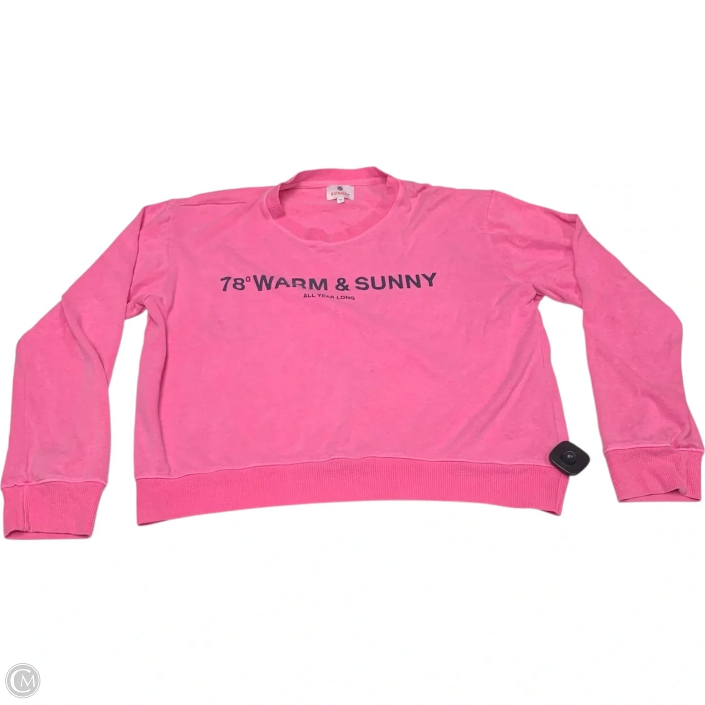 Sweater By Sundry In Pink, Size: L