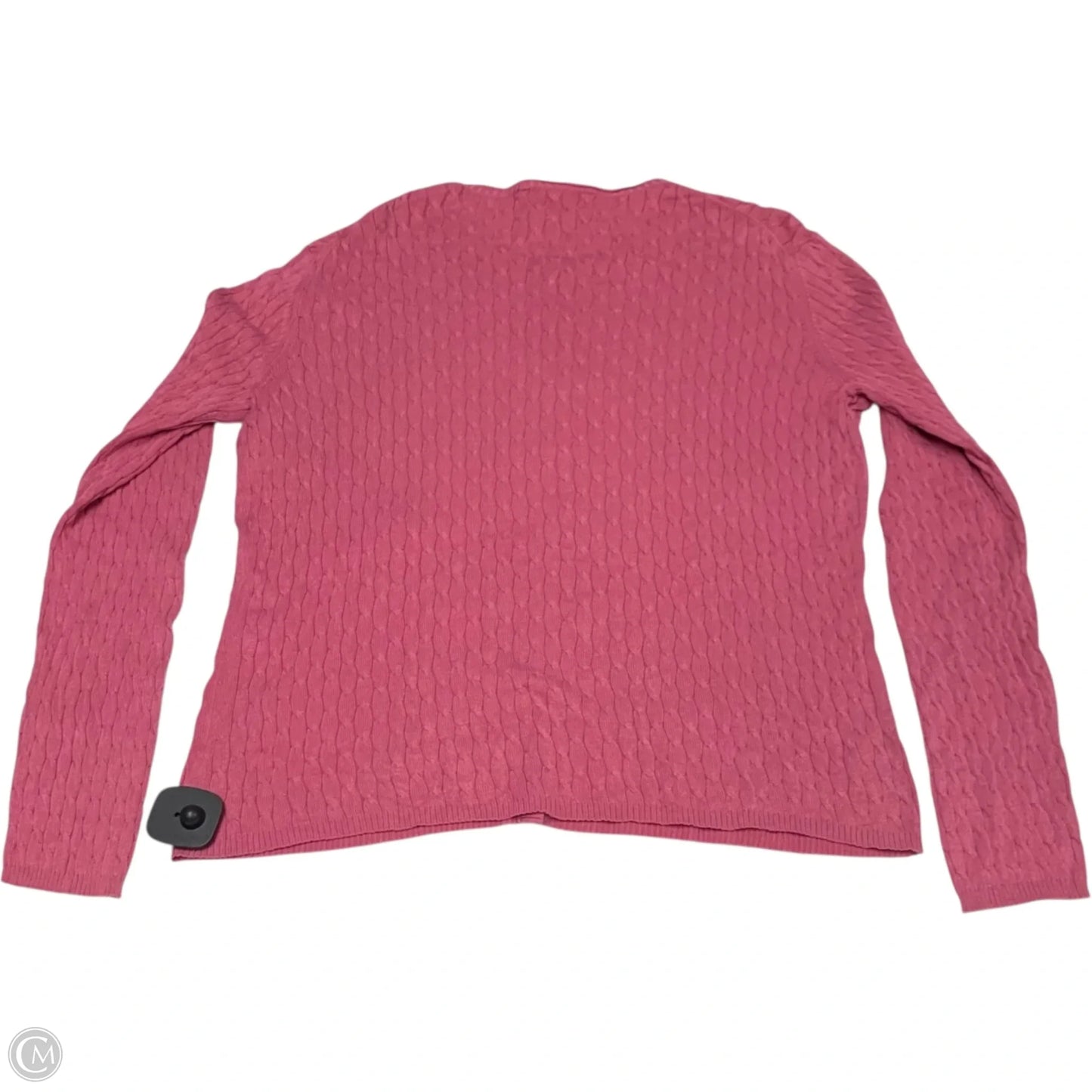 Cardigan Designer By Neiman Marcus In Pink, Size: M