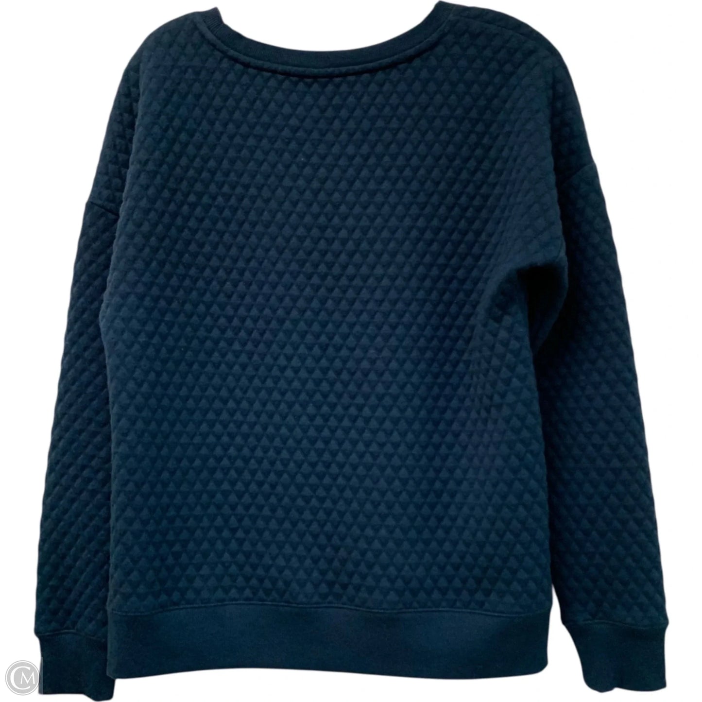 Athletic Sweatshirt Crewneck By 90 Degrees By Reflex In Blue, Size: S