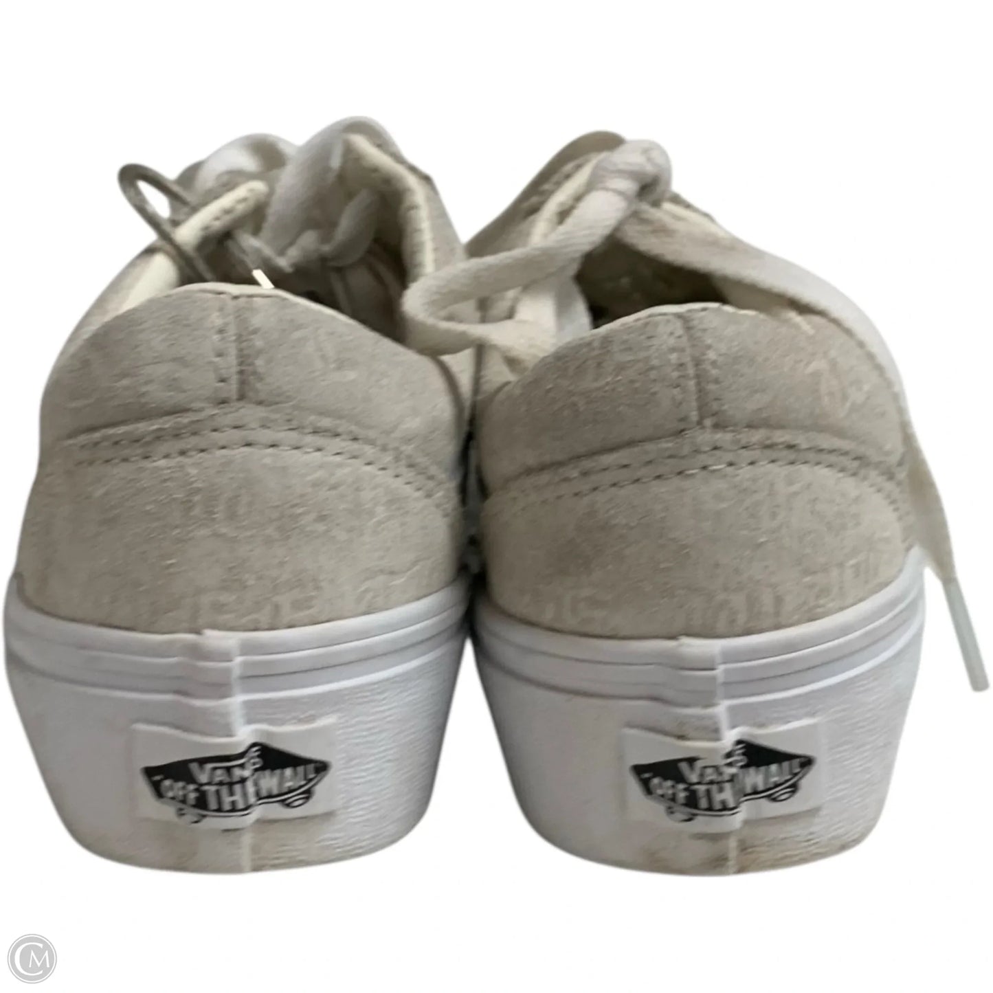 Shoes Sneakers By Vans In Cream, Size: 5.5