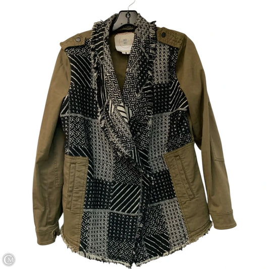 Jacket Other By Hei Hei In Black & Green, Size: S