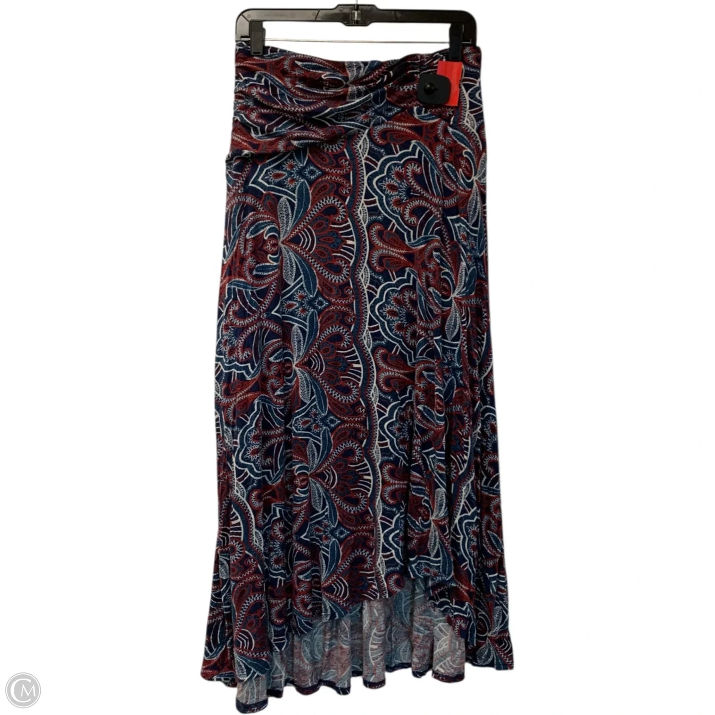 Skirt Maxi By Maeve In Blue & Red, Size: M