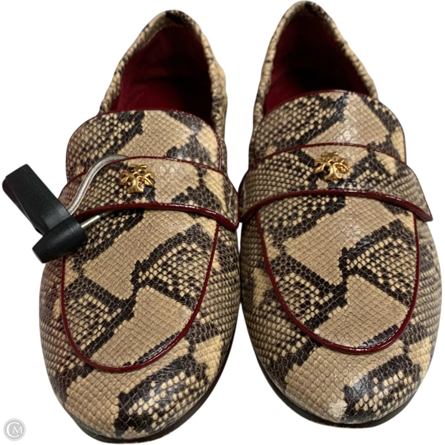 Shoes Designer By Tory Burch In Snakeskin Print, Size: 9