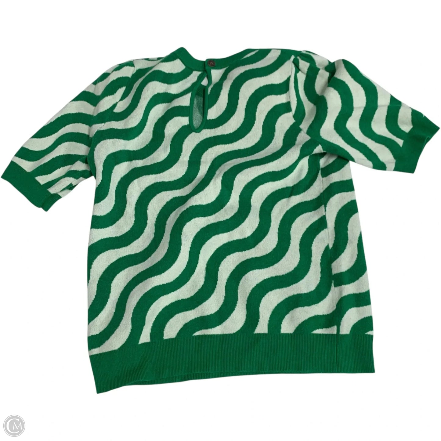 Sweater Short Sleeve By Maeve In Green, Size: M