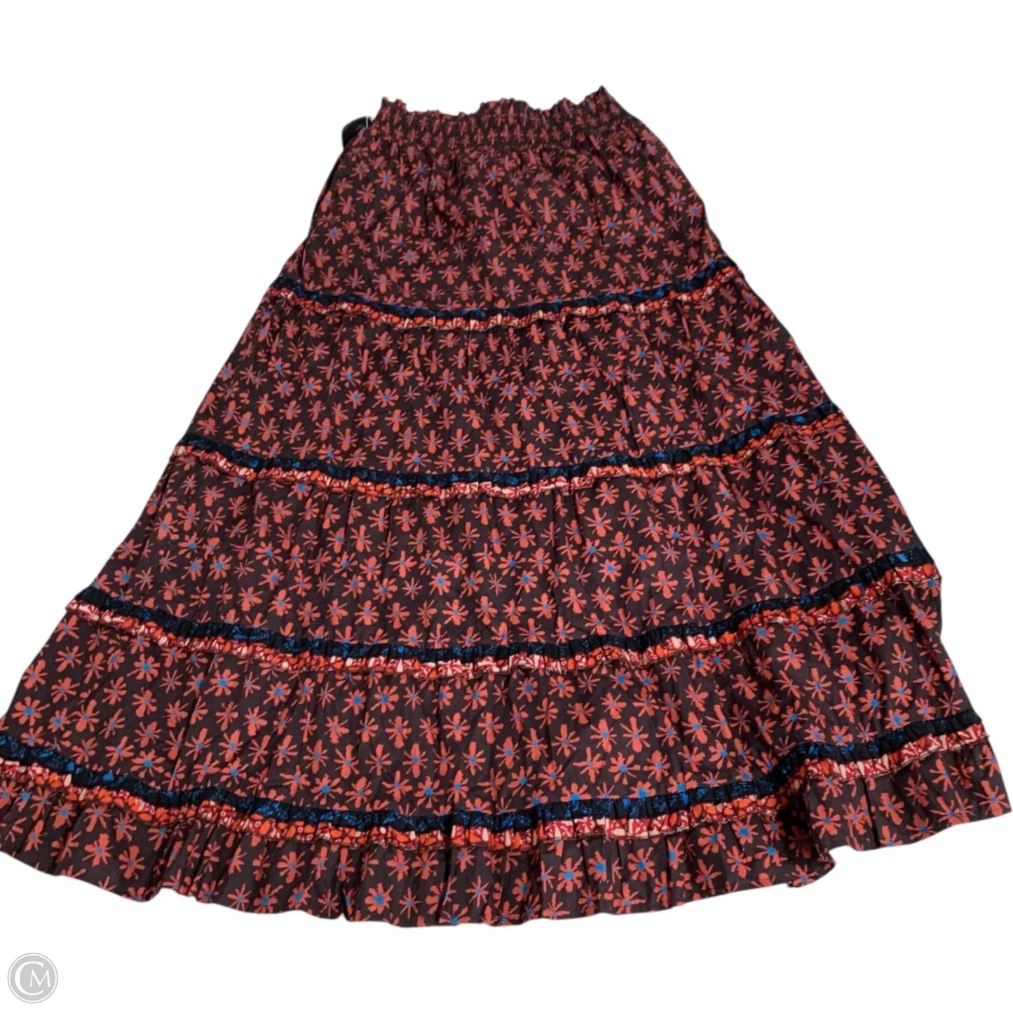Skirt Maxi By Anthropologie In Floral Print, Size: S
