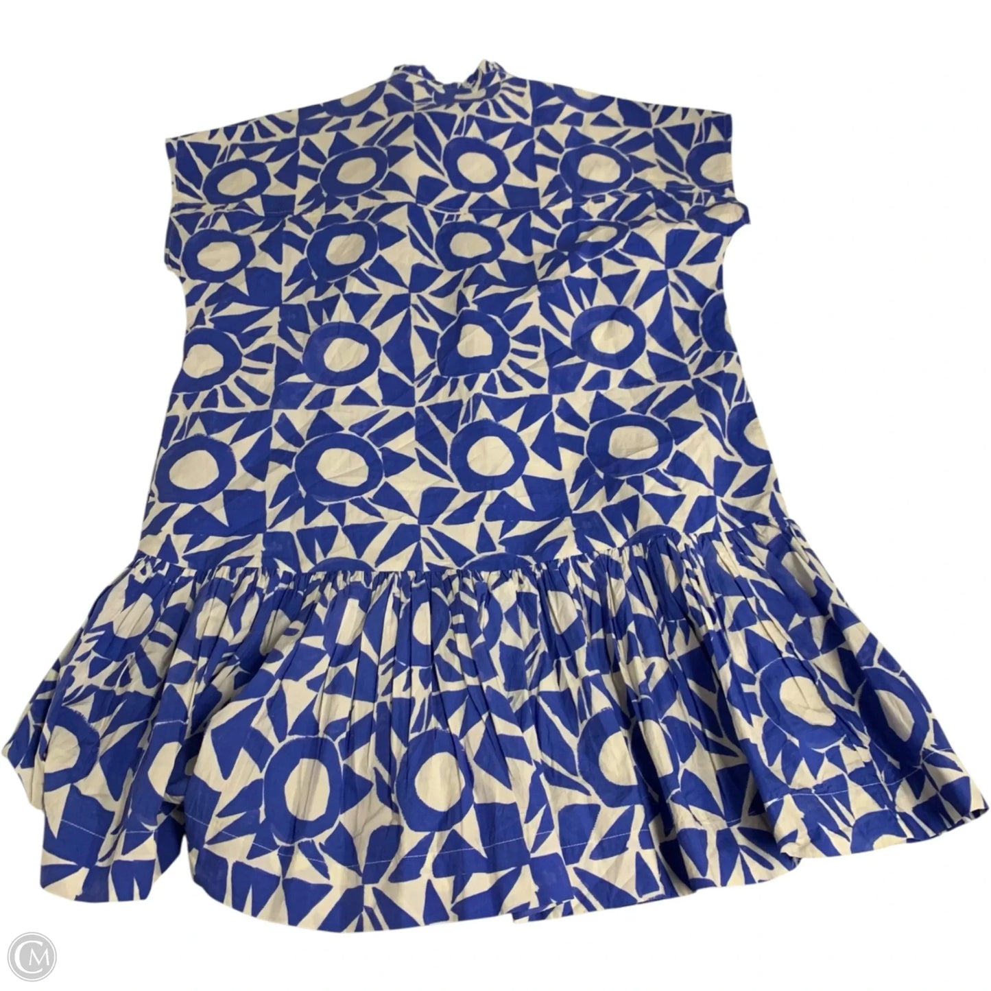 Dress Casual Short By Oliphant In Blue, Size: M