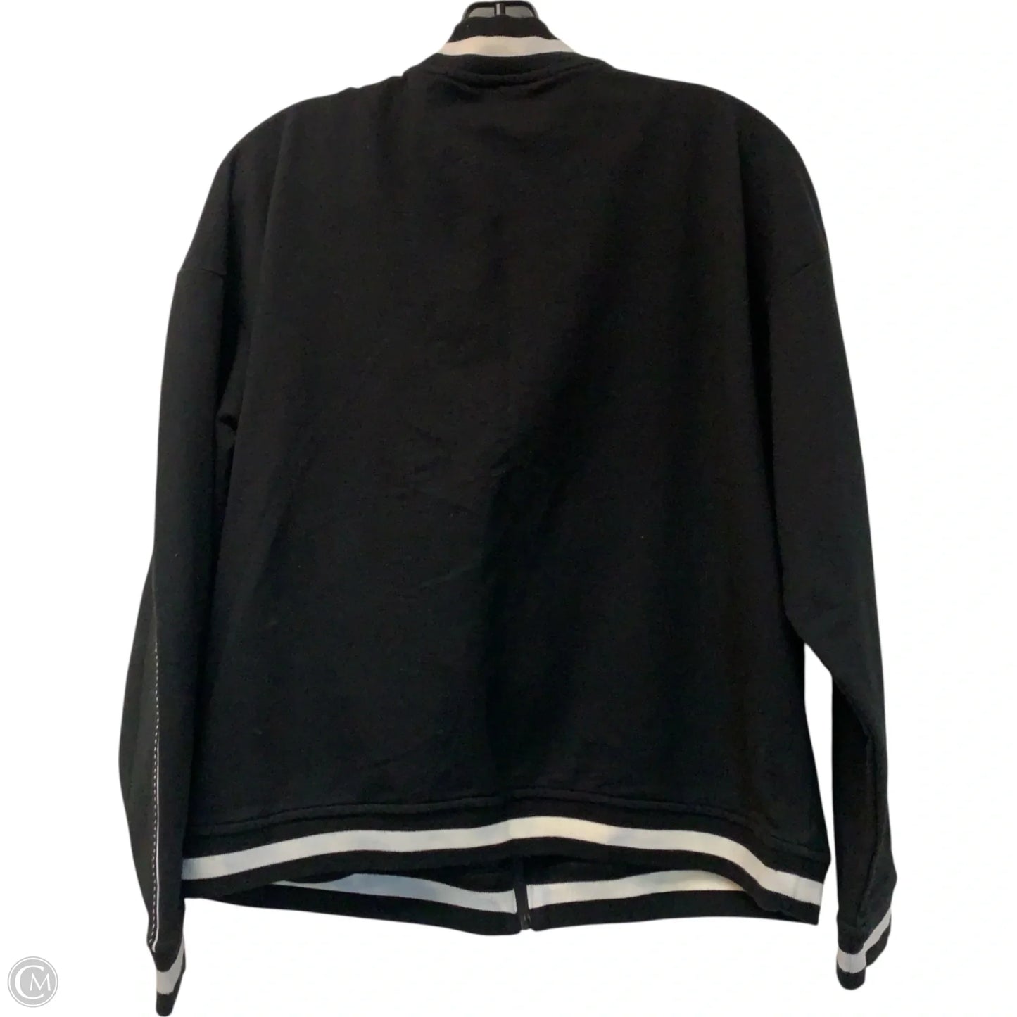Sweatshirt Collar By Lauren By Ralph Lauren In Black, Size: Xl