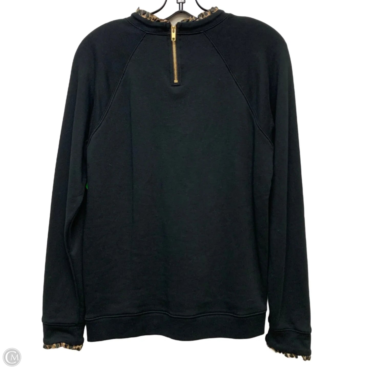 Sweatshirt Crewneck By J. Crew In Black, Size: L