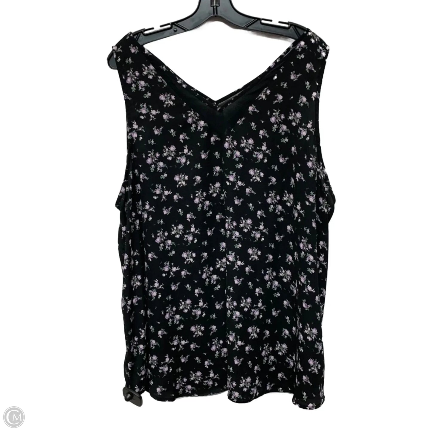 Top Sleeveless By Madison Grey In Black, Size: 2x