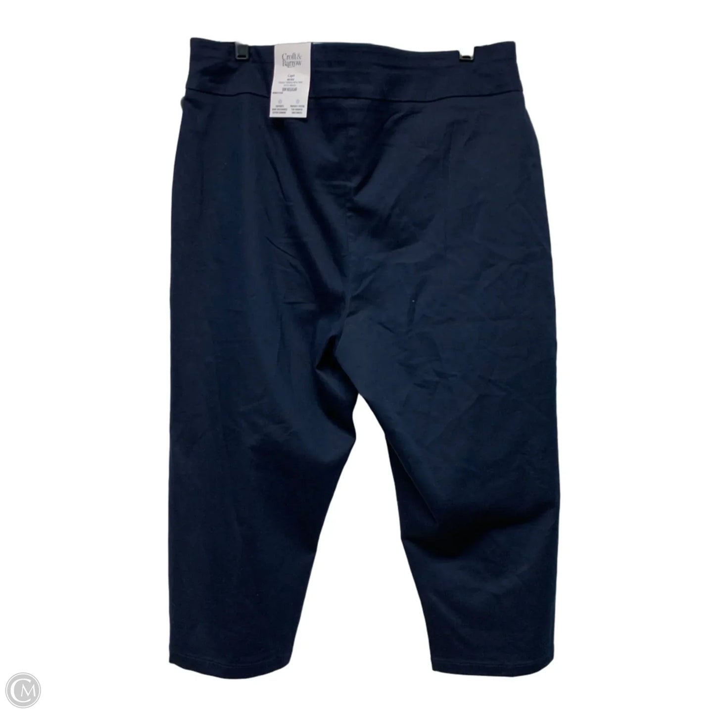 Pants Chinos & Khakis By Croft And Barrow In Navy, Size: 16