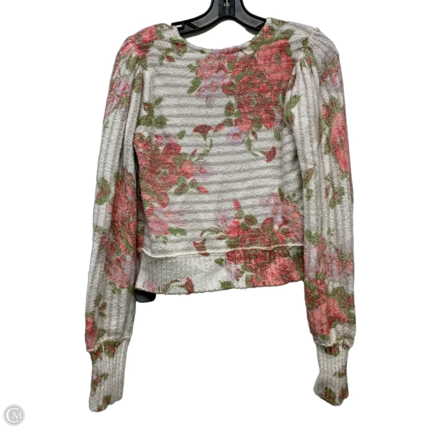 Sweater By Free People In Floral Print, Size: S