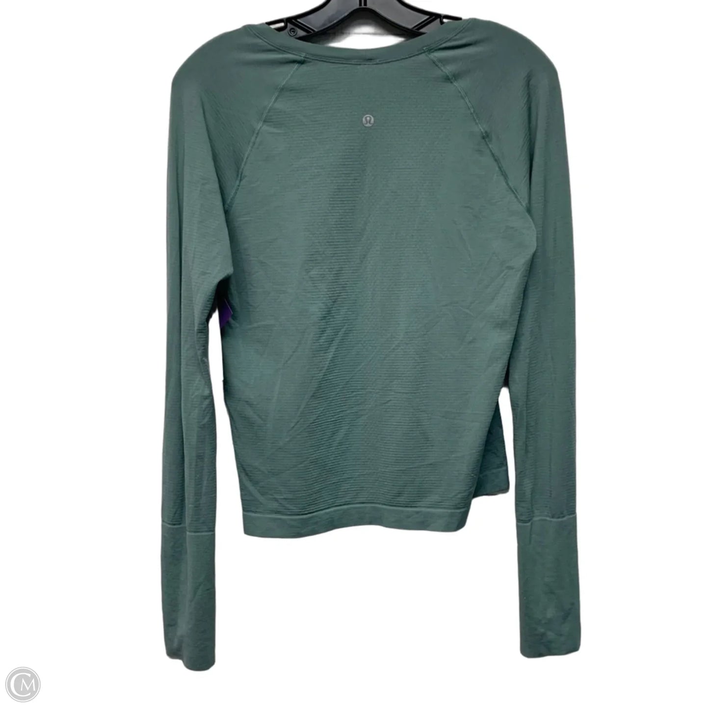 Athletic Top Long Sleeve Crewneck By Lululemon In Blue, Size: M