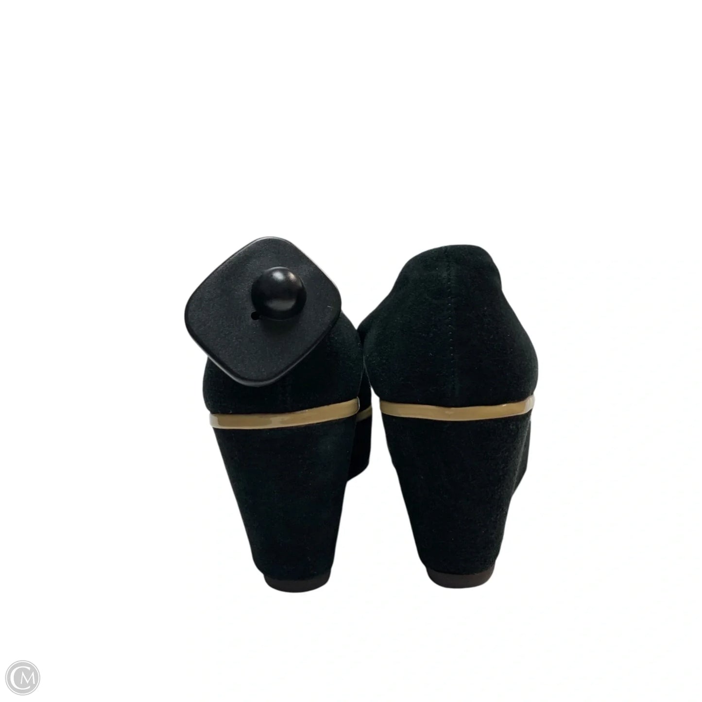 Shoes Heels Wedge By Pilcro In Black, Size: 7