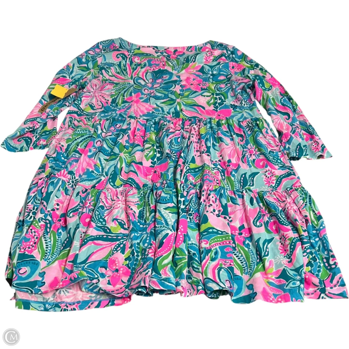 Dress Designer By Lilly Pulitzer In Blue & Pink, Size: Xxl