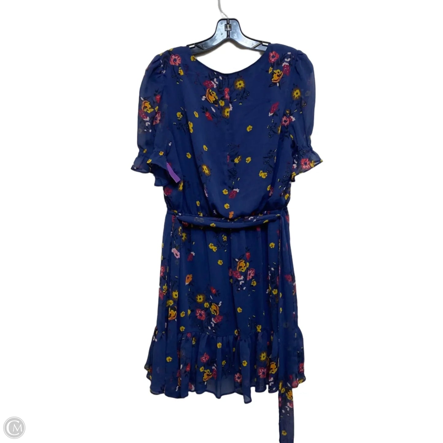 Dress Casual Short By Express In Blue, Size: M