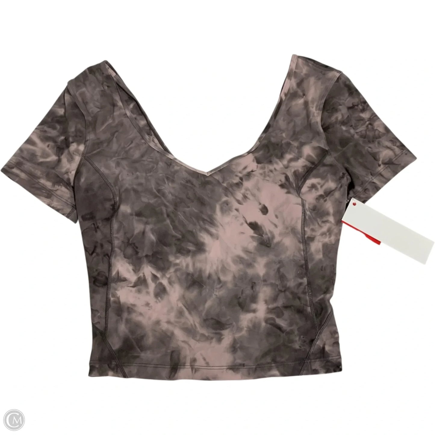 Athletic Top Short Sleeve By Lululemon In Purple, Size: S