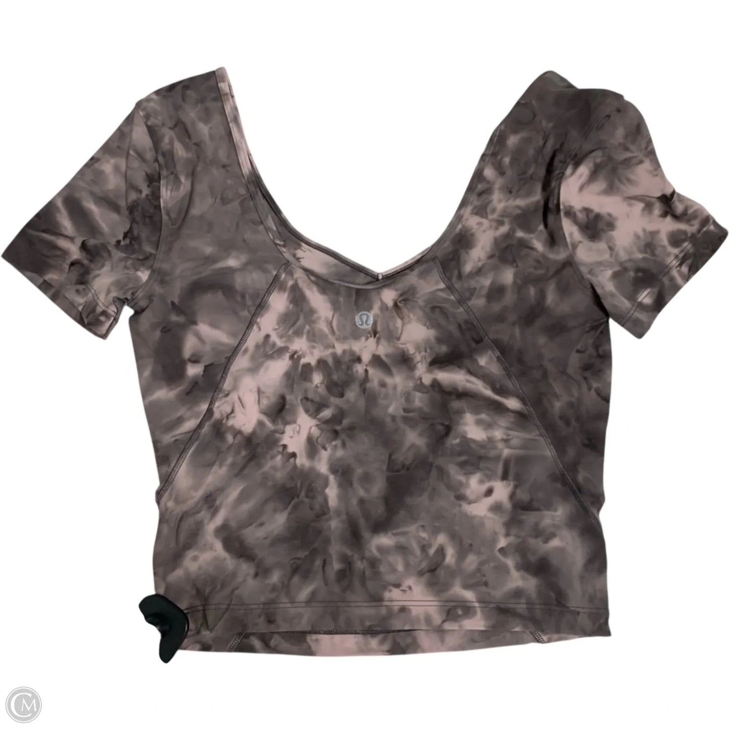 Athletic Top Short Sleeve By Lululemon In Purple, Size: S