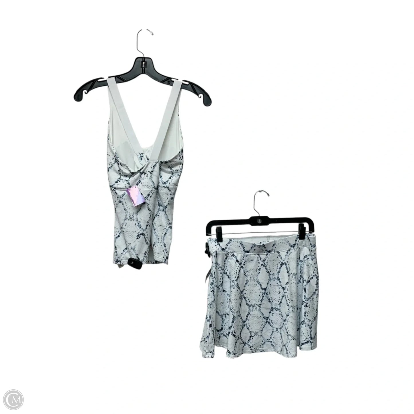 Athletic Shorts 2pc By Varley In Blue & White, Size: M
