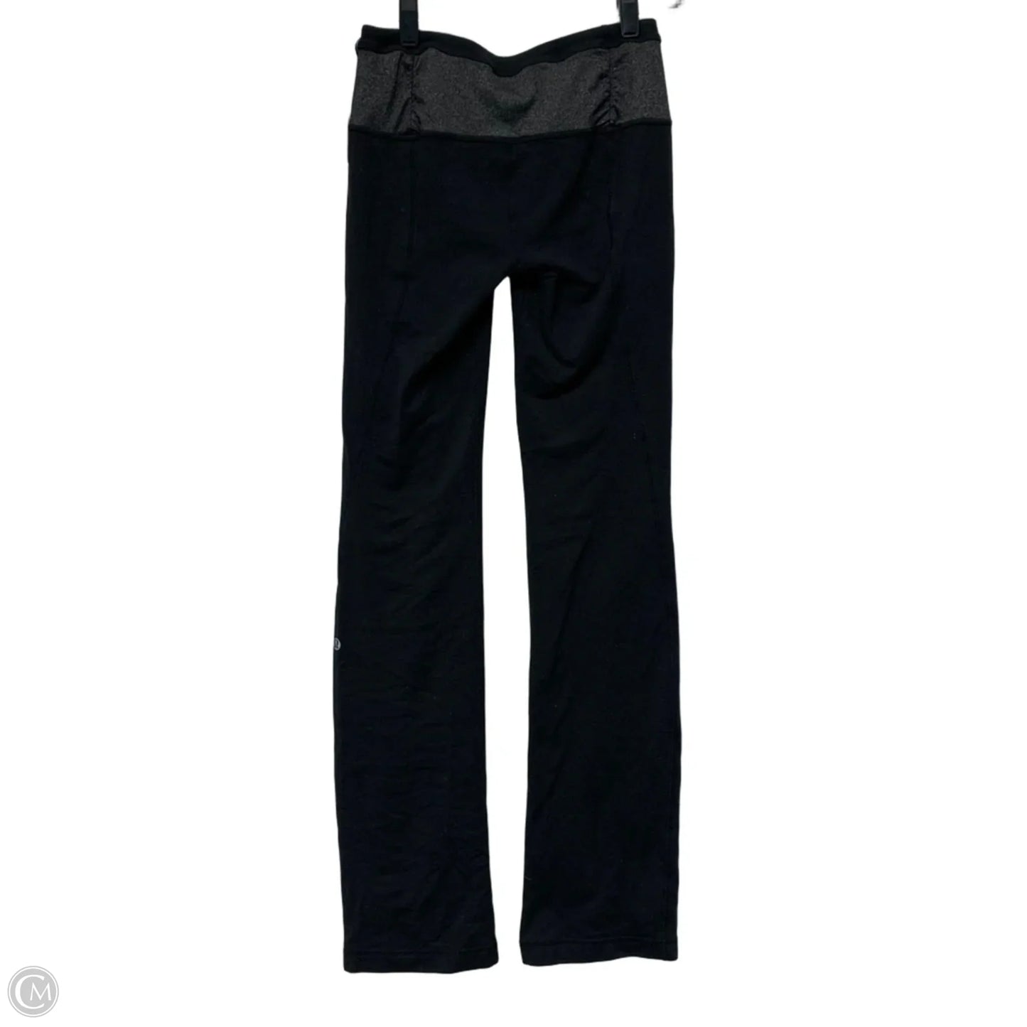 Athletic Leggings By Lululemon In Black & Grey, Size: S